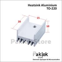 Gambar Heatsink Aluminium TO-220 20x15x10mm | Pendingin Transistor, MOSFET, IC Regulator LM2596, 7805, IRF540, IRF7850 | Paklek Store dari paklek-store undefined 1 Tokopedia