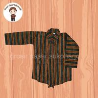 Gambar Setelan Sorjan Lurik Anak Hijau + Rok Celana || Baju Traditional Anak || Surjan Lurik Anak Laki Laki - Baju saja, S dari Grosirpasarsukoharjo_NEW undefined 2 Tokopedia