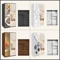 Gambar Lemari Pakaian Besi 2 Pintu Minimalis Modern - Almari Baju Besi - SLD 1202 05, JEMBER dari Celine Mulia Meubel undefined 5 Tokopedia