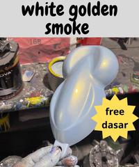 Gambar CAT WHITE GOLDEN SMOKE/CAT PUTIH LEMBAYUNG PU 200ML FREE DASAR 250ML dari marsadi undefined 1 Tokopedia