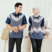 Gambar KE.AN Baju Couple Pasangan Kondangan Kekinian Suami Istri Blouse Dan Kemeja Batik Aesthetic Motif Saroja Series Untuk Kerja Kantor Model Terbaru - Hem Mauve, M dari Kean Collection.Id undefined 1 Tokopedia