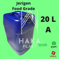 Gambar Jerigen Biru  Baru 20 25 30 Liter L Jirigen Plastik Drigen Jerrycan derigen - 20 Liter A dari HakaPack undefined 2 Tokopedia