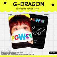 Gambar PHOTOCARD TERBARU G-DRAGON POWER ALBUM VOL.1 UNOFFICIAL 2 SISI GLOSSY PREMIUM - 1 dari Kaoskaosku.id undefined 1 Tokopedia