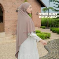 Gambar Kanaya - French Khimar Instan Jersey Hijab Umroh Haji Premium Syari Panjang - Hitam dari AbuyaHijab_NEW undefined 3 Tokopedia