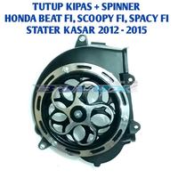 Gambar COVER TUTUP KIPAS VARIASI CUSTOM SPINNER SPINER CNC HONDA BEAT FI INJECTION SCOOPY SPACY FI VARIO 110 FI STATER KASAR 2012 2013 2014 2015 BAHAN KUALITAS ORIGINAL KARBON CARBON WTP dari PTGROSIR KELINCI TERRBARRRRU undefined 1 Tokopedia