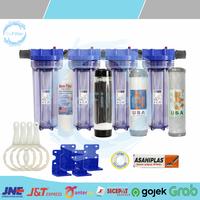 Gambar PAKET FILTER AIR 4 TAHAP BAU BESI MANGAN KUNING KOTOR KERUH SUMUR PAM - CLEAR, 1/2 dari Gofilter undefined 1 Tokopedia