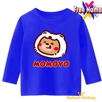 Gambar Baju kaos gambar MOMOYO kaos anak lengan panjang Fashion - hitam, S dari Rabani clothing undefined 1 Tokopedia