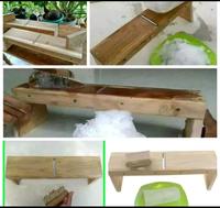 Gambar Alat Serutan Es Batu Manual Kayu untuk Membuat Es Krim dan Minuman Dingin - Kitchenware - Peralatan dari Ochi Store.id undefined 5 Tokopedia