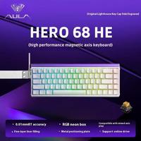 Aula HERO 68HE | HERO 68 HE Hall Effect Rapid Trigger Magnetic Switch RGB Mechanical Gaming Keyboard - foto 2