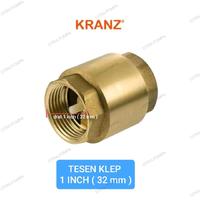 Gambar TUSEN KLEP 1/2 ,3/4 ,1 KUNINGAN /TESEN KLEP KUNINGAN - 1" dari CITRA POMPA undefined 1 Tokopedia