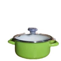 Gambar Panci Masak Enamel Tutup Kaca Premiun Tebal Vintage - panci 18cm ocean blue 2L dari Dapurasam - Nikmati Nostalgia undefined 3 Tokopedia