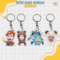 Gambar KEYCHAIN MEME BANG WINDAH RANDOM 2/AKSESORIS GANTUNGAN KUNCI BANG WINDAH gantungan tas  penuh - WINDAH MARIO BROS, 1 SISI dari nichifunstore undefined 2 Tokopedia