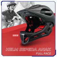 Gambar Helm Modular Sepeda Anak Full Face Bike Size S - CHF78 - Hitam dari FRESNEW SHOP undefined 1 Tokopedia
