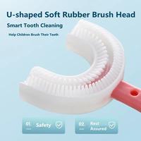 Gambar Sikat Gigi Bentuk U Anak Bahan Silikon Sikat gigi untuk balita & anak usia 2-12 tahun, U-shape kids toothbrush dari Khatriku undefined 1 Tokopedia