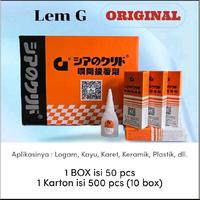 Gambar 1 Box LEM G LEM BESI KOREA ASLI 100% Jaminan 1 Box isi 50 pcs dari Fiandragrosir undefined 1 Tokopedia