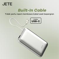 Gambar 【Sertifikat CCC】JETE A15 Powerbank Wireless Magnetic Magsafe 10000mAh 22.5W Fast Charging Built in Kabel Type C Power Bank Android iPhone - Silver dari Doran Wearable Official_NEW undefined 5 Tokopedia