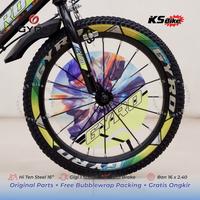 Gambar BMX Anak Gyro 7701 Ban 2.4 16 Inch Hi Ten Steel Rem U brake Spakbor Sepeda Anak Laki Laki Umur 4 5 6 Tahun BMX Cowo KS Bike Cirebon dari Toko Sepeda KS Bike Cirebon undefined 2 Tokopedia