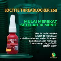 Gambar LEM BAUT PERMANEN LOCTITE 263 10ML UNTUK BAUT TERKONTAMINASI dari Formov shop undefined 3 Tokopedia