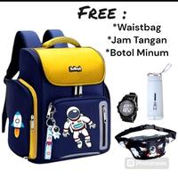 Gambar Tas ransel sekolah anak SD laki-laki Paketan Tas banyak bonus - Astro Tabung Biru 4in1 dari PD Fatin Kids2 undefined 2 Tokopedia