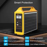 Gambar jsdsolar 100W Portable Power Station UPS Solar Power Generator 110V/220V LiFePO4 Charging Stations With Solar Panel for Camping dari aatdolihat sansan undefined 2 Tokopedia