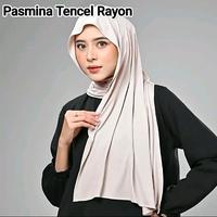 Gambar Pashmina Modal Tencel Kaos Rayon Viscose/Pashmina ringan bahan jatuh/pashmina meleyot Muslim Jilbab Syal Wanita - dusty pink dari Khalid al store undefined 3 Tokopedia