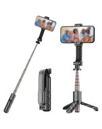 Gambar Onten Extendable Grip Tripod Mini Selfie Stick Remote Control Tripod 3 In 1 Tongsis Tripod Bluetooth-Hitam DS067 dari Ae Com undefined 2 Tokopedia