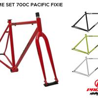Gambar KKS frame set batang batangan + fork sepeda fixie ban 700 pacific dari Kokom Selue1 undefined 3 Tokopedia