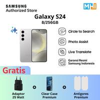 Gambar Samsung Galaxy S24 Series, S24 8/256GB 12/512GB, S24 Ultra 8/256GB 12/512GB Handphone AI, Kamera 50 MP, Original, GARANSI SEIN - Basic Gray, 8/256GB dari samsung.mhi undefined 3 Tokopedia