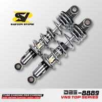 Gambar DBS 8889 Top Series Shock Belakang Bebek RxKing W175 Supra Karisma Blade Megapro Verza JupiterZ VegaR FizR - TUBE CHROME PER CHROME, 280 MM  dari Savior Victory Store undefined 1 Tokopedia