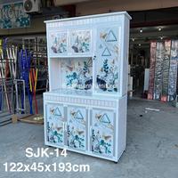 Gambar Lemari Piring Almunium SJK-14 DiLengkapi Roda/Rak Piring (122x55x192cm) dari Sari Murni Kendari undefined 4 Tokopedia