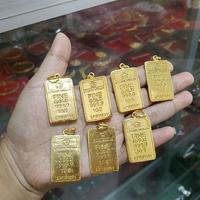 Gambar Kalung Liontin Fine Gold bahan kuningan lapis emas Titanium - Liontin FINE, Liontin saja dari WhiraBaliSilver undefined 4 Tokopedia