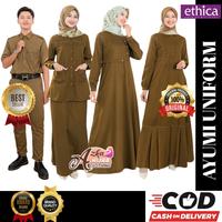 Gambar ETHICA DRESS UNIFORM 23 / KAHFI UNIFORM 01 / BAJU ASN GAMIS ASN / BAJU KEKI GURU / GAMIS ETHICA TERBARU AYUMI UNIFORM 22 / BAJU SERAGAM PNS / BAJU  SERAGAM GURU / BAJU PNS WANITA HAMIL / BAJU SERAGAM PEMDA / SERAGAM DINAS PDH IBU HAMIL / BAJU SERAGAM ASN - UNIFORM 22 GAMIS, XL dari Ethica Azka Hijab undefined 1 Tokopedia
