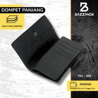 Gambar Bazzpack Dompet Panjang Dompet Pria Simple Bahan Kulit Chili Sintetis Warna Hitam PDK 005 Original Bazzpack - Dompet Pjg 005 Hitam dari Bazzpack undefined 5 Tokopedia