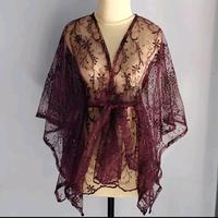 Gambar fashion muslim outer brukat kebaya atasan wanita mewah kekinian / outer brukat cantik brismeaid buat acara lamaran wisuda kondangan - bungundy, all size dari N.F SHOP.ID02 undefined 1 Tokopedia