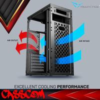Gambar Casing PC Alcatroz Futura Black S1 Case Full ATX + PSU Magnum dari CassCom undefined 3 Tokopedia