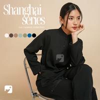 Gambar AERAMEDIKA SHANGHAI SERIES Baju Jaga / Scrub Medis Lengan panjang / Two way Stretch Seragam Setelan Kerja - Oat, S dari Aera Medika undefined 1 Tokopedia