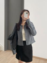 Gambar Kadaka O-0129 Outer Kemeja Tangan Panjang Wanita - STONE BLUE, XS-S dari Kadaka Official undefined 1 Tokopedia