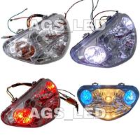 Gambar REFLEKTOR LAMPU DEPAN MOTOR MIO SPORTY 2 IN 1 PLUS LAMPU / HEADLAMP MIO SPORTY PLUS LED RGB/ BATOK LAMPU MIO SPORTY PNP - REFLEKTOR+SEN PUTIH dari AGS LED undefined 3 Tokopedia