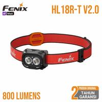 Gambar Fenix Senter Kepala HL18R-T V2.0 Lightweight Trail Running Rechargeable Headlamp LED Cool White + Warm White + Red Light 800 Lumens - PolarNightBlack dari Fenixlight Indonesia undefined 3 Tokopedia