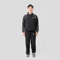 Gambar Prodigo * Jaket Tracktop Sasando Hitam Abu I Jaket Sport Pria I Jaket Tracksuit Unisex I Jaket Lari Olahraga I Jaket Running Parasut - Motif 1, M dari Prodigo Official undefined 2 Tokopedia