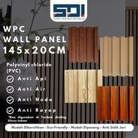 Gambar Wall panel WPC 1.45 M x 16 CM Wood panel PVC Berbagai Macam Motif  High Quality Premium Aesthetic - SD-01 dari Sunny Dekorasi Indonesia undefined 1 Tokopedia