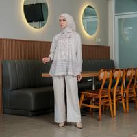 Gambar Flovia Store -  Caliya Series -  Kemeja Wanita Atasan  Premium - Pink dari Floviastore undefined 2 Tokopedia