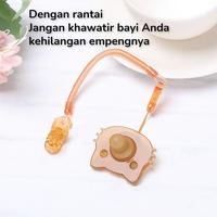 Gambar (COD)Dot Bayi Dodot Tutup Dot Mpeng Pigeon kompeng Pacifiers Endot bayi Silicone holder empeng aksesoris Perlengkapan bayi ibu FREE tali dot Teether Mainan FREE BOX bpa free Safe dot huki gepeng pacifier - Round Head Ungu, FREE rantai + kotak dari FATIMATUL FITRIYAH undefined 5 Tokopedia