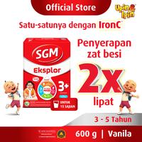 Gambar SGM Eksplor 3+ dengan IronC Susu Bubuk Rasa Vanilla 600GRAM (ALD) dari Aku Anak SGM undefined 1 Tokopedia