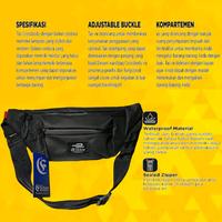 Gambar Eliter ELECTRA Waistbag || tas slempang anti air pria dan wanita, tas waterproof, tas kecil, tas multifungsi, tas premium Pinggang - logo putih dari ELITER.ID undefined 5 Tokopedia