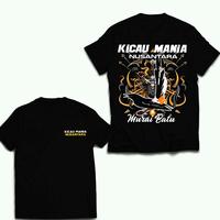 Gambar Kaos distro KICAU MANIA NUSANTARA MURAI BATU Pria & Wanita Kekinian lengan pendek Size S - XXL Bahan Cotton Combed 24s DTF premium - Hitam, S dari kaos well undefined 1 Tokopedia