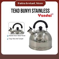 Gambar Teko Bunyi 3L, 5L, 7 Liter Stainless Steel Whistling Kettle Ceret Air Yundai - 5 Liter dari PutraLestari undefined 1 Tokopedia