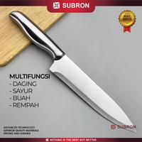 Gambar SORU - Pisau Dapur Serbaguna Buah Sayur Daging Stainless 23cm 28cm 30cm - Kitchen Knife - SUBRON - Panjang Pisau 32cm dari Soru Indonesia undefined 2 Tokopedia