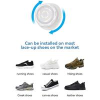 Gambar Tali Sepatu Unik Putar Otomatis Universal - Ubah Sepatu Jadul Jadi Keren & Hemat Waktu Saat Memakainya. untuk Pria Wanita Shoe Sneaker - Hitam - Sepasang Hitam dari Lapak Now undefined 3 Tokopedia