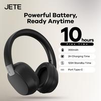 Gambar Headphone JETE SA2 Headset Bluetooth Super Bass Hi-Res Noise-Cancellation Earphone Gaming Wireless Anti Delay Spatial Audio 120 Hour Bantalan Lembut - Garansi 2 Tahun - BLACK dari JETE Authorized Shop undefined 5 Tokopedia